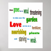 Garden Love Poster (Voorkant)