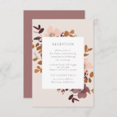 Garden Love Receptie Insert Kaart (Voorkant / Achterkant)