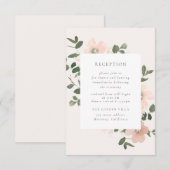 Garden Love Receptie Insert Kaart (Voorkant / Achterkant)
