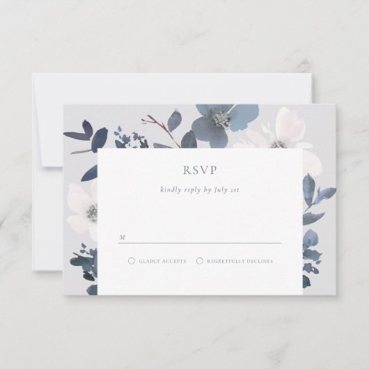 Garden Love RSVP-kaart RSVP Kaartje (Voorkant)
