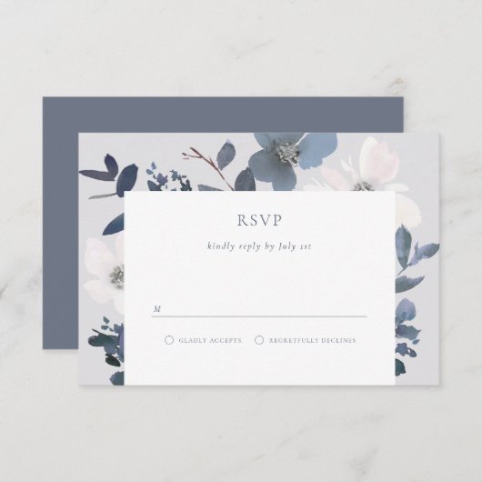 Garden Love RSVP-kaart RSVP Kaartje (Voorkant / Achterkant)