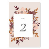 Garden Love Tafelnummer (Achterkant)