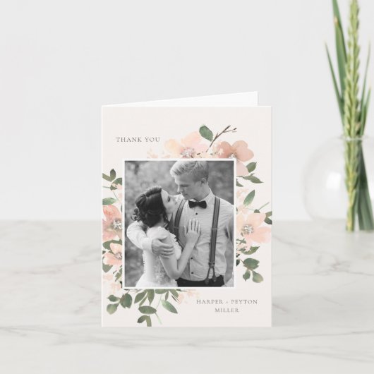 Garden Love Thank You Card Bedankkaart (Voorkant)