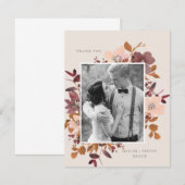 Garden Love Thank You Card Bedankkaart (Voorkant / Achterkant)