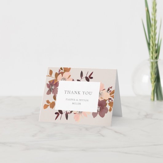 Garden Love Thank You Card Bedankkaart (Voorkant)