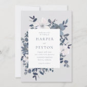 Garden Love Wedding Invitation Kaart (Voorkant)