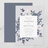 Garden Love Wedding Invitation Kaart (Voorkant / Achterkant)