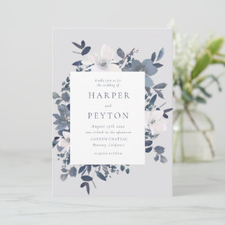 Garden Love Wedding Invitation Kaart