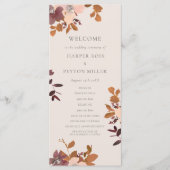 Garden Love Wedding Programma Programmakaart (Voorkant)