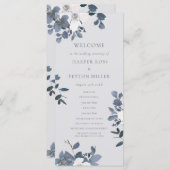 Garden Love Wedding Programma Programmakaart (Voorkant / Achterkant)