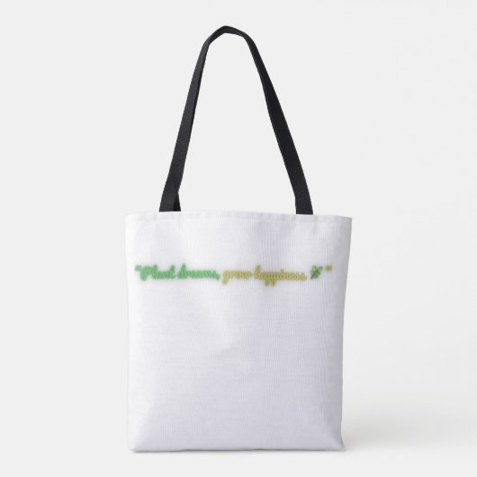 Garden Lover Canvas tas – Neon Style. (Achterkant)