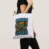 Garden Lover Canvas tas – Neon Style. (Dichtbij)