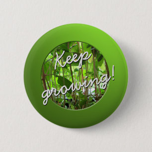 Garden Lover Houding Groeiende Planten Ronde Button 5,7 Cm