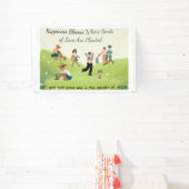 Garden Lover Quote Vinyl Banner – 2.5'x4'. (Insitu)
