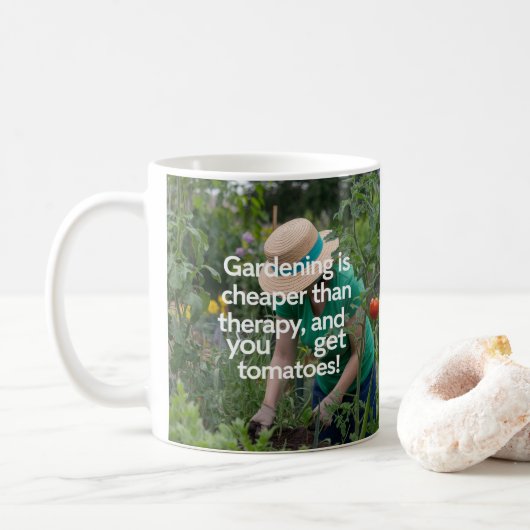 Garden Lover's Therapy Tomatoes Koffiemok (Met donut)