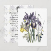 Garden Luncheon Kaart (Voorkant / Achterkant)