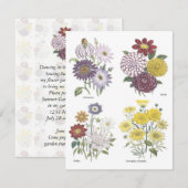 Garden Luncheon Kaart (Voorkant / Achterkant)