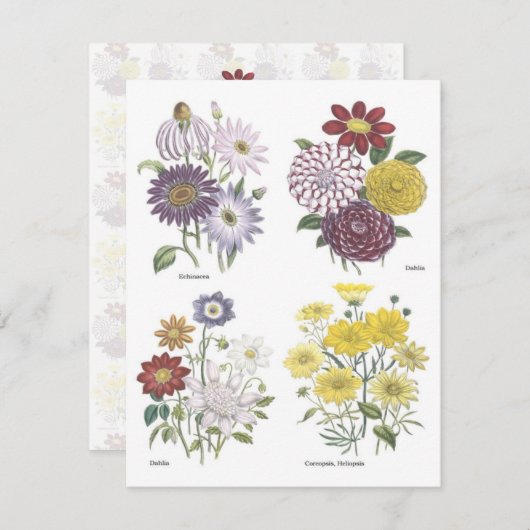 Garden Luncheon Kaart (Voorkant / Achterkant)