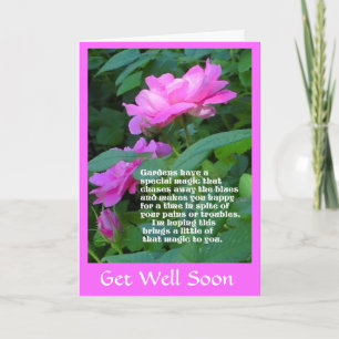 Garden Magic Get Well Kaart