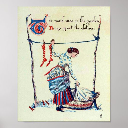 Garden Maid, Song of Sixpence Poster (Voorkant)