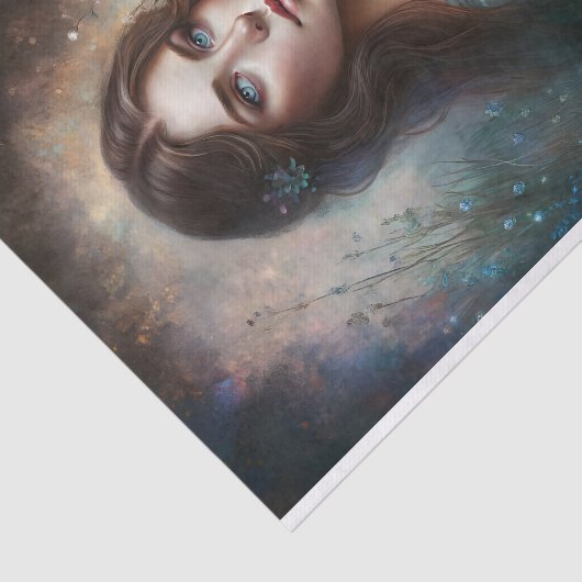 Garden Maiden Art Decoupage Tissue Paper Tissuepapier (Detail)