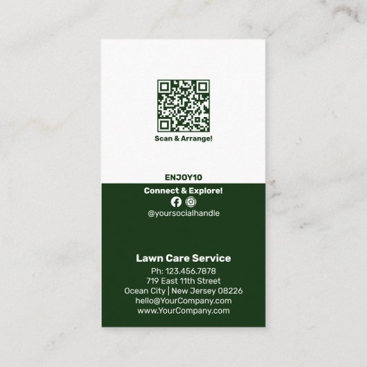 Garden Maintenance Service Geniet van 10% korting! Kortingskaartje (Achterkant)