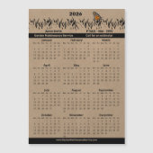 Garden Maintenance Service Magnetic 2026 Calendar (Voorkant)