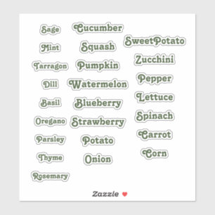 Garden Marker Sticker