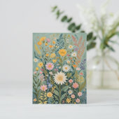 Garden Medley Briefkaart (Staand voorkant)