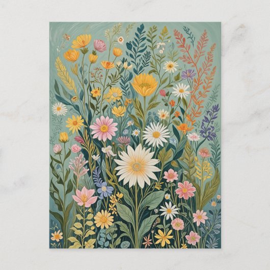 Garden Medley Briefkaart (Voorkant)