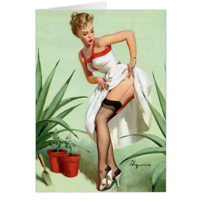 Garden Mishap Pin Up (Voorkant)