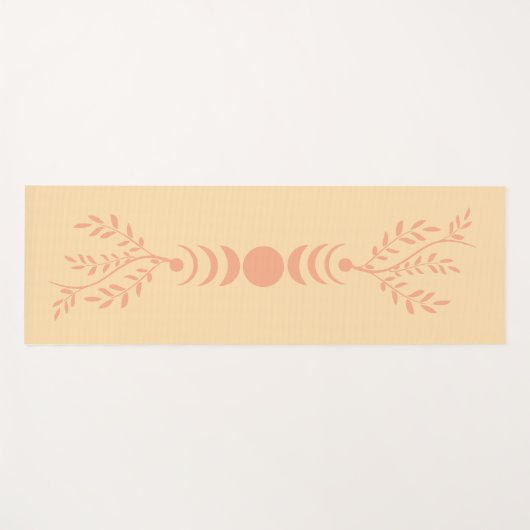 Garden Moon-fasen Yogamat (Voorkant (horizontaal))