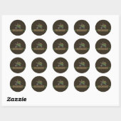 Garden Mulching Ronde Sticker (Vel)