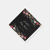 Garden Multicolor Wildflower Baby shower Servet (Hoek)