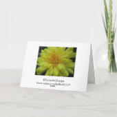 Garden Mum "Get well soon!" Card Kaart (Achterkant)