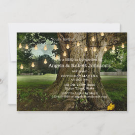 Garden New Home BBQ Housewarming Party Uitnodiging