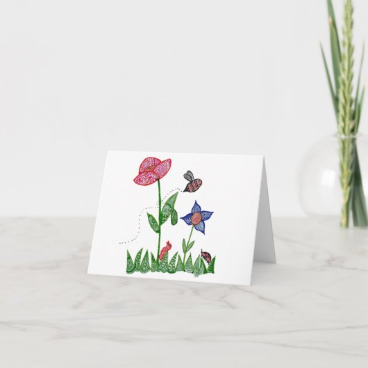 Garden Notecard Kaart (Voorkant)