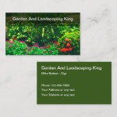 Garden Nursery Landscaper Visitekaartje (Voorkant / Achterkant)