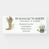 Garden Nursery Store Spandoek (Horizontaal)