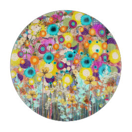 Garden of Dreams - Natuur Geïnspireerde Bloemenkun Snijplank