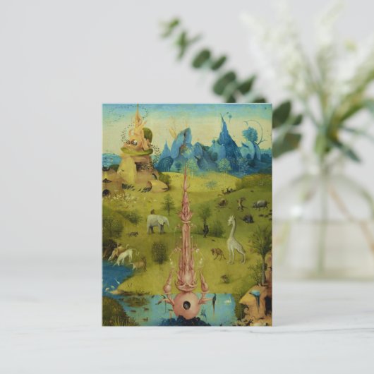 Garden of Eden - Hieronymus Bosch Briefkaart (Staand voorkant)