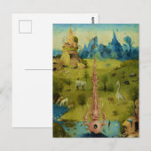 Garden of Eden - Hieronymus Bosch Briefkaart (Voorkant / Achterkant)