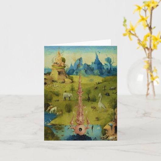 Garden of Eden - Hieronymus Bosch Kaart (Gele Bloem)