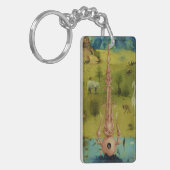 Garden of Eden - Hieronymus Bosch Sleutelhanger (Voorkant Links)