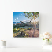 Garden of Gods Tree Sunburst Wandklok (Huis)