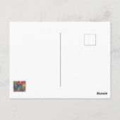 Garden of Joy Lavender Daughter Verjaardag Briefka Briefkaart (Achterkant)