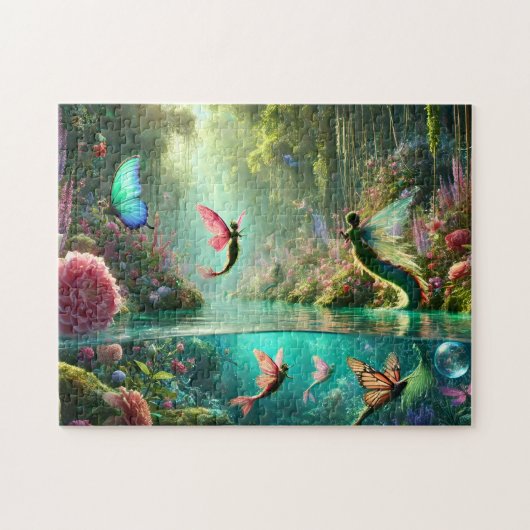 Garden of Lost Tails Butterfly Winged Mermaid Legpuzzel (Horizontaal)