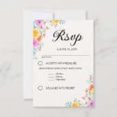 Garden of Love – A Wedding in Spring Blossom RSVP Kaartje (Voorkant)
