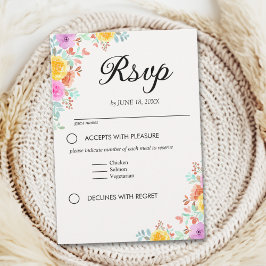 Garden of Love – A Wedding in Spring Blossom RSVP Kaartje