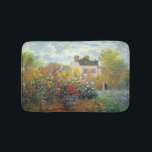 Garden of Monet at Argenteuil Fine Art Badmat<br><div class="desc">The Garden of Monet at Argenteuil is an Impressonism landscape painting by French artist,  Claude Monet,  c. 1873 showing a beautiful garden with he and his wife standing together in the background.</div>